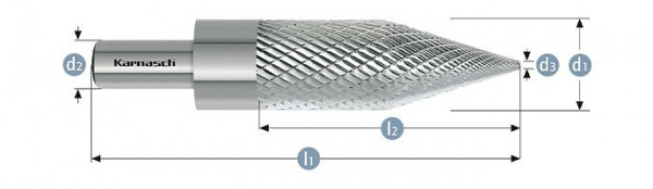 Karnasch Frässtift Reifenreparatur 22,0x80x10x125 HP-3, 114078100
