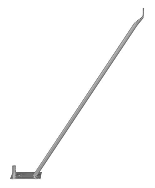 Schake Mobilzaun-Stützstrebe mit Rohrstutzen, 3B1542, 4250384748944