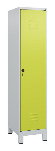 C+P Umkleidespind Classic PLUS, Füße, 1800x400x500mm, 7035/0024, Drehriegel, 0800107-12 S10010