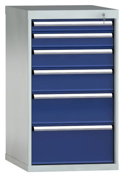 KLW Schubladenschrank 1000 x 572 x 750 mm H x B x T, Einbaumaß: 900mm, Einteilung: 27x36 Einheiten, EA / 100 kg, SEB1000-06EP-001