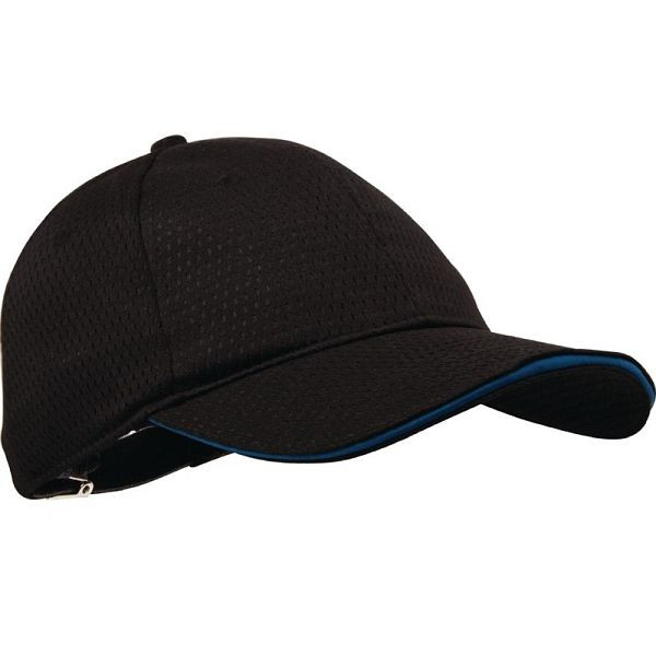 Chef Works Cool Vent Baseballcap schwarz-blau, Einheitsgröße, Unisex, B171