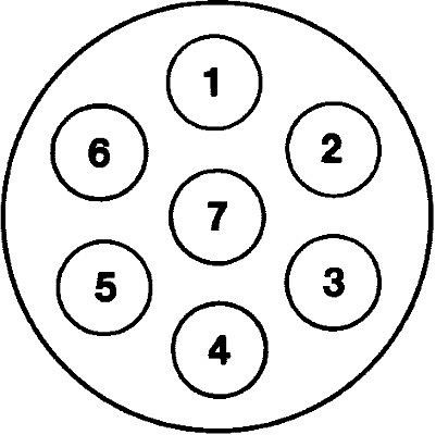 HELLA Steckdose, 24V, 7-polig, Flachsteckanschluss, Stecker: Flachstecker, Länge: 103mm, Aluminium, DIN/ISO: 3731 S-Typ, 8JB 003 834-021