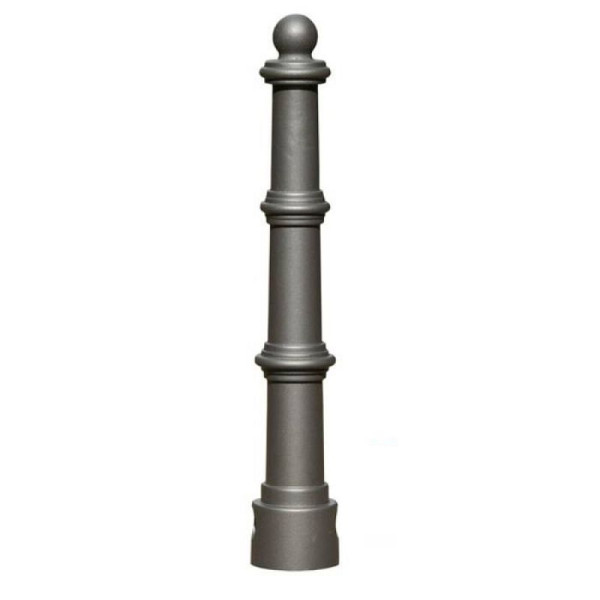 Stein HGS Stilpoller -Hylas-, herausnehmbar mit 3p-Technologie, (Sechskantverschluss), inkl. Bodenhülse, RAL 6005 moosgrün, 25013-03