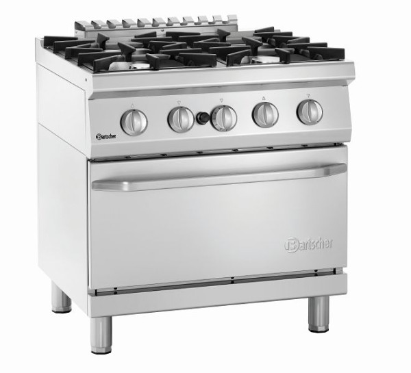 Bartscher Gasherd 70040 GB21, Material: CNS 18/10, 2851251, 4015613771458