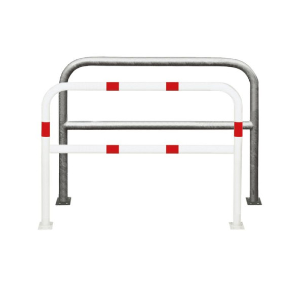 Stein HGS Anlehnbügel/Absperrbügel -Sylt-, 1000mm, ohne Farbe, mit Querholm, Bügel: Ø 60 mm, 465.62