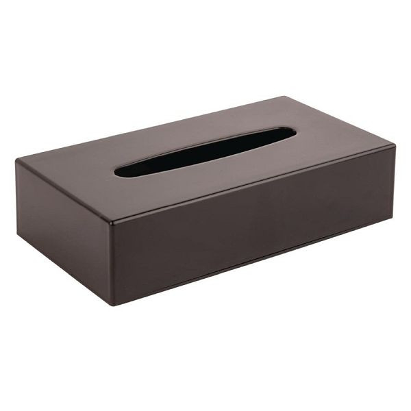 Bolero Taschentuchbox rechteckig schwarz, DA605