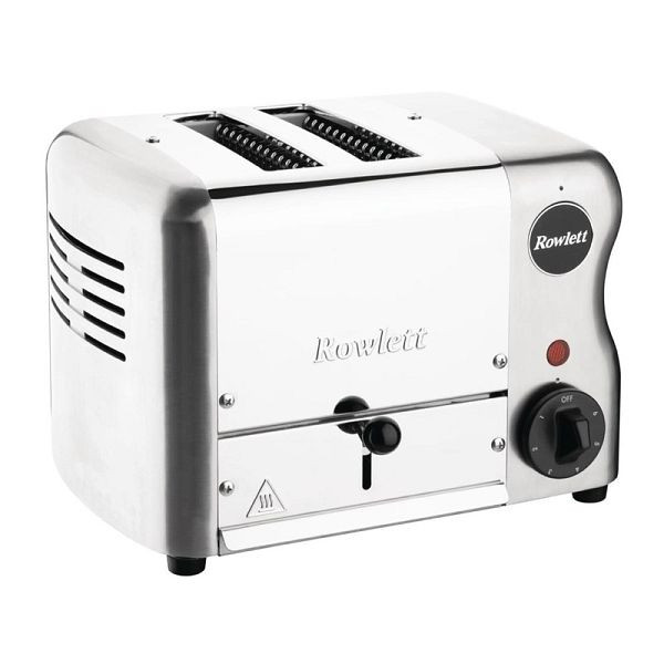 Rowlett Esprit 2 Schlitz Toaster in Chrom mit 2 zusätzlichen Elementen und Sandwichkäfig, CH177