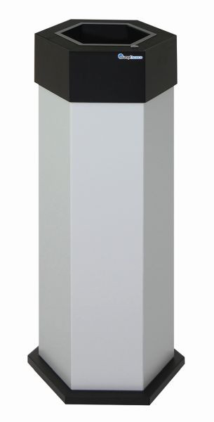 stumpf Sixco 1 smart Abfallsammler, lichtgrau RAL 7035, 830x325x375 mm (HxBxT), 565-045-07