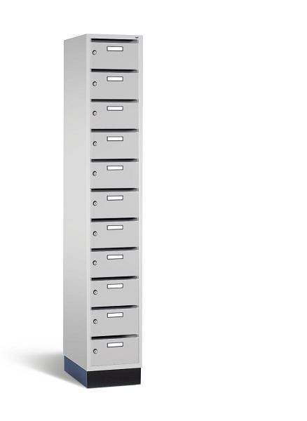 C+P Verteilerschrank Intro, H1950xB320xT490mm, Farbe: Lichtgrau, 8170-111 S10001