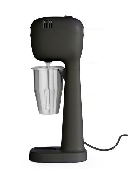 Hendi Milkshake Mixer BPA-frei - Design by Bronwasser, Schwarz, 230V/400W, 170 x 210 x 485mm, 221495