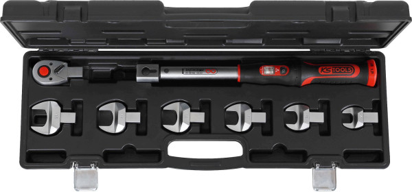 KS Tools 14x18mm INFINITOOL Einsteck-Drehmomentschlüssel-Satz 20-100Nm, 8-tlg, 516.9110