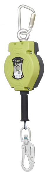 Kratos HELIXON Stahldrahtseil, Höhensicherungsgerät mit automatischem Rückzug 3,50 m, Nur für den vertikalen Gebrauch, FA2040203B