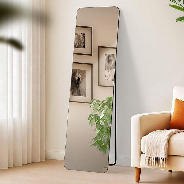 CLP Spiegel Gurnee 140x40 cm, schwarz-matt, 326012