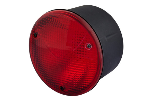 HELLA Nebelschlussleuchte - Halogen - 24/12V - Anbau/Einbau - Lichtscheibenfarbe: rot - Stecker: Flachstecker - links/rechts, 2NE 964 169-021