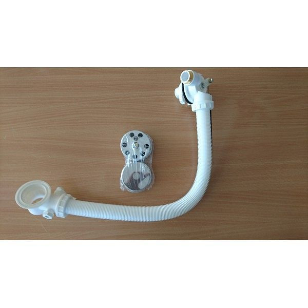 Sanotechnik Ab- und Überlaufgarnitur mit Wassereinlass "kurz", 10104