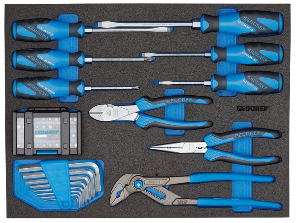 GEDORE Werkzeugsortiment in CT-Modul 49-teilig, 3005232