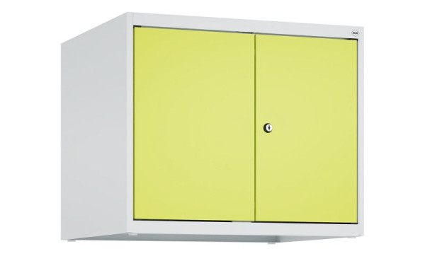 C+P Schrankaufsatz Classic PLUS, C Aufsatzschrank Classic PLUS, 2 Abteile, 500x600x500mm, 7035/0024, Zylinderschloss, 080092-20 S10025