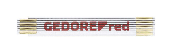 GEDORE red Holzgliedermaßstab, Länge 2m Klasse III Buche, 3301426