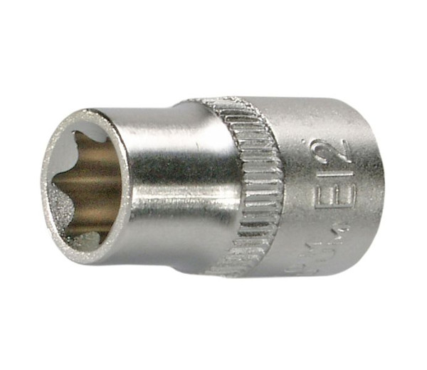 SW-Stahl Steckschlüsseleinsatz, 3/8", E-Profil, E12, 05562L
