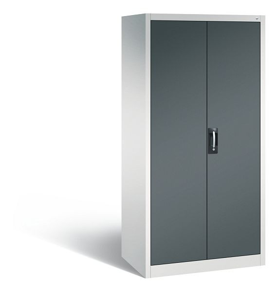 C+P Büro-Drehtürenschrank Acurado, H1950xB930xT600 mm, Grau/Anthrazit, 9290-000 S10623