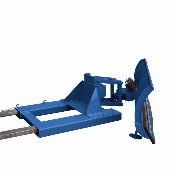 Eichinger Industrie Schneepflug mit Niveauausgleich, Einfahrtasche unten Schildbreite 1500 mm enzianblau, stahl, 20730100097002