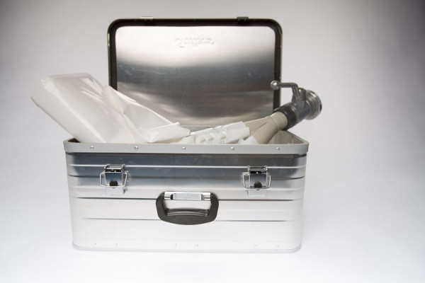 Ökotec Ersatzschlauch Türabdichtung aus PE 55 cm Stauhöhe, Schlauchlänge: 25 m für Türbreite: 23 m, N2304-23-55-Er.