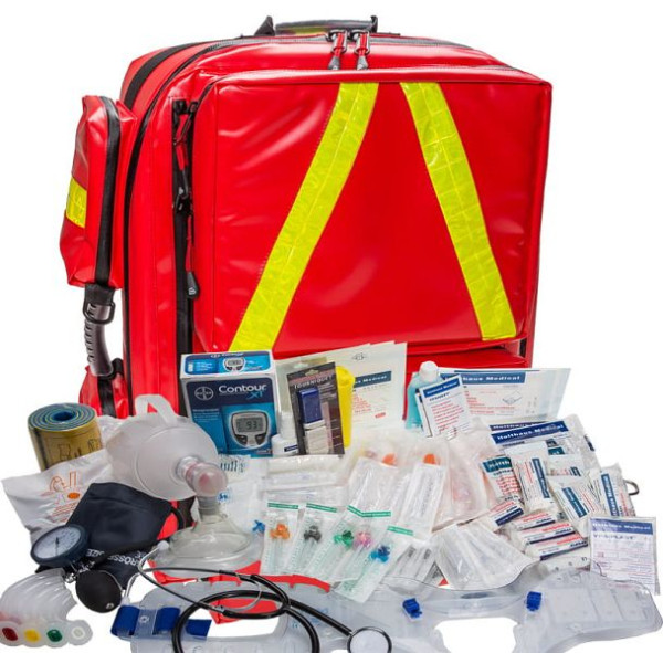 MBS Medizintechnik Notfallrucksack XL mit Füllung Professional Responder, 101174