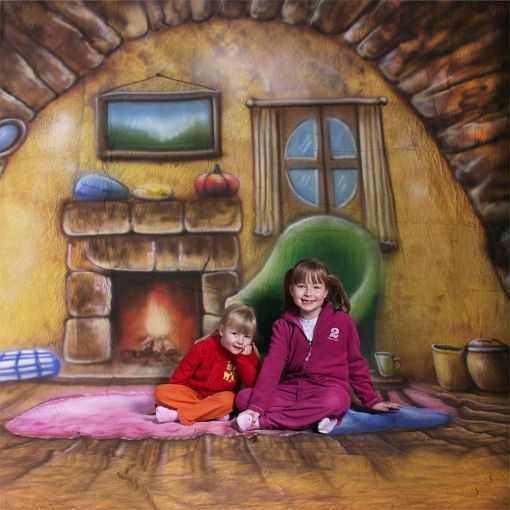 Walimex pro Motiv-Stoffhintergrund 'Homey', 3x6m, 1016470