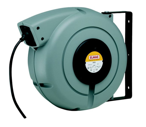 ELMAG Automatischer Kabelaufroller ZECA, 7325 RNF, 17+2 Meter, 3x2,5 mm², IP 42, 44209