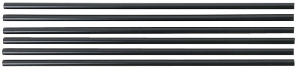 KS Tools ABS (Acrylnitril-Butadien-Styrol) Reparatur-Sticks-Satz, 6-teilig, schwarz, 960.1125