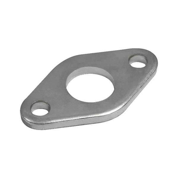 Riegler Flanschbefestigung, ISO 6432, Kolben-Ø 8-10, Stahl verzinkt, 156766