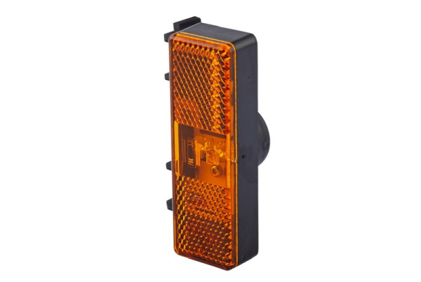 HELLA Seitenmarkierungsleuchte - LED - 24V - geschraubt/Anbau - Lichtscheibenfarbe: gelb - LED-Lichtfarbe: gelb - links/rechts, 2PS 008 643-031