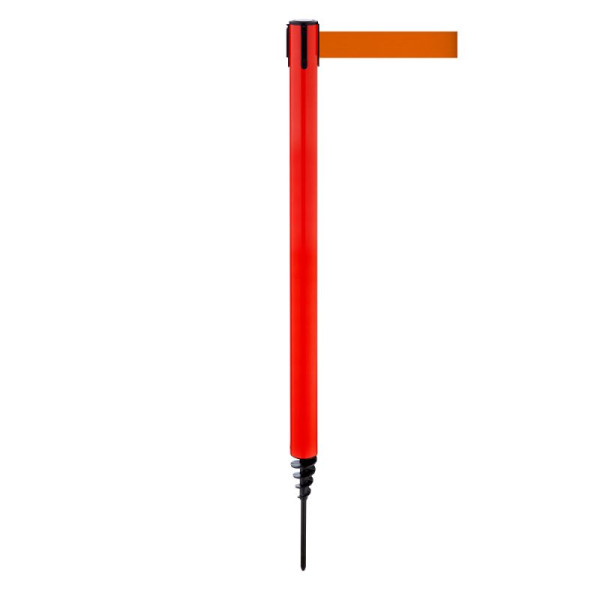 Stein HGS Personenleitsystem -P-Line Outside-, rot, orange, mit Gurtendstück (Standard), 37687-1401