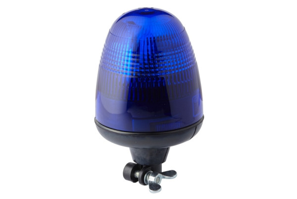 HELLA Halogen-Rundumkennleuchte - KL Rotaflex - 24V - blau - Rohrstutzen, 2RL 006 846-111
