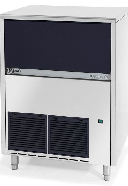 Brema Eiswürfelbereiter als Kegeleiserzeuger, Eisproduktion: ca. 67 kg / 24 Stunden, Luftkühlung, R290, 590 W, 753x603x850mm, MICE64HCA