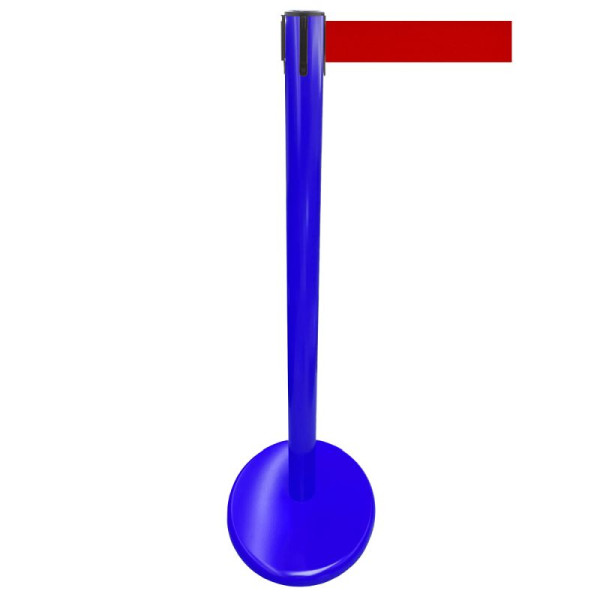 Stein HGS Personenleitsystem -P-LINE Future-, Metall/ blau, rot, mit magnetischem Gurtendstück, 12793-0104
