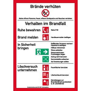 Moedel Brandschutzordnung (mit Handfeuermelder), Teil A (2014), Kunststoff, 210x297 mm, 57530