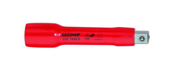 GEDORE VDE-Verlängerung 1/2", 125 mm, 1,6-1,8 cm Isolierüberstand, 6124050