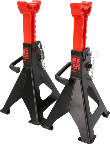 KS Tools performance Stahl-Unterstellbock mit Schnellverstellung, 3000 kg, VE: 1 Paar, 160.1250