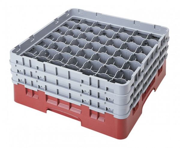 Cambro Spülkorb mit 49 Fächer Camrack® 17,4 cm Preiselbeere, 49S638416