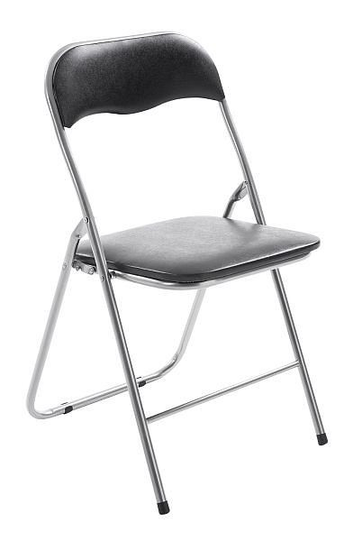 CLP Klappstuhl Felix, schwarz/silber, 1511406107, 4251152633769