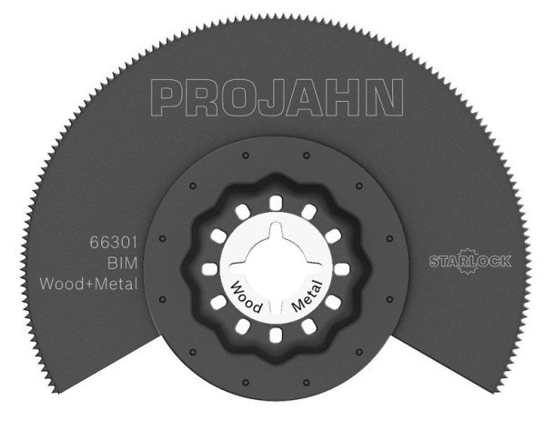 Projahn Segmentsägeblatt für Holz & Metal, BIM, Starlock, 85mm, 66301