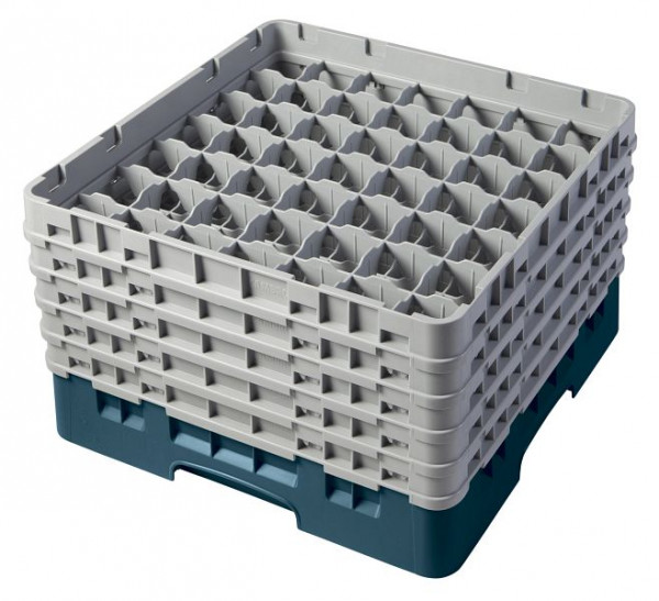 Cambro Spülkorb mit 49 Fächer Camrack® 25,7 cm Türkis, 49S958414