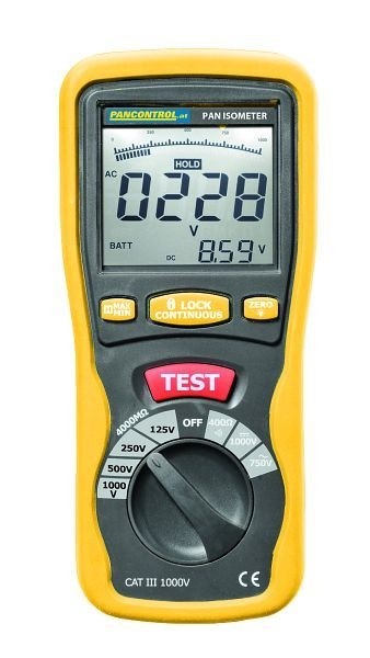 PANCONTROL Digital-Isolations-Multimeter 1000V DC/ 750V AC, PAN Isometer