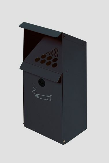 VAR Wandascher WH 41, anthrazit, pulverbeschichtet, 12052, 4030695120529