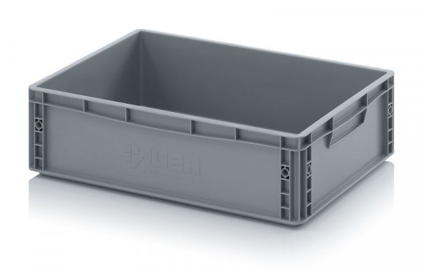 Auer Eurobehälter geschlossen, LxBxH: 60 x 40 x 17 cm, Handgriffe: Geschlossen, EG 64/17 HG