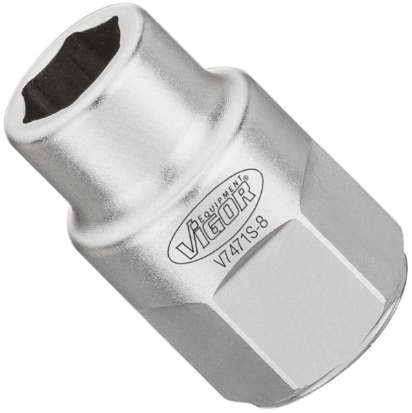 VIGOR Steckschlüssel, kurz, 8 mm, V7471S-8, 4047728074735