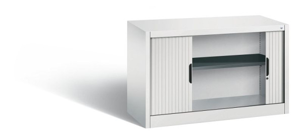 C+P Rollladenschrank Omnispace, H720xB1200xT420mm, Farbe: Lichtgrau, Griffmulde, 1 OH, 3253-00 S10080