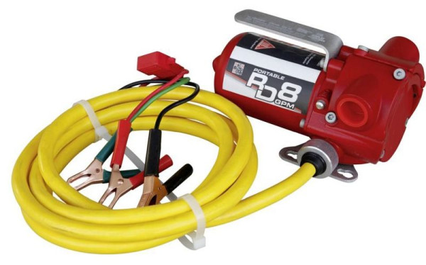 Cemo Elektropumpe Cematic 12/30 EX, 12 V, 14 A, 220 W, 4,1 m Kabel mit Batteriepolklemmen und Erdungsklemme, 10647
