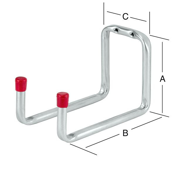 Vormann Gerätehalter 120 x 325 x 90 mm, verzinkt, 001471008Z